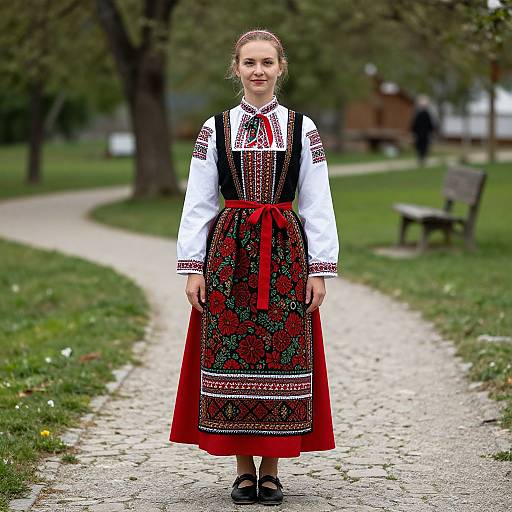 Slovak Folk Costume from Tisovnik