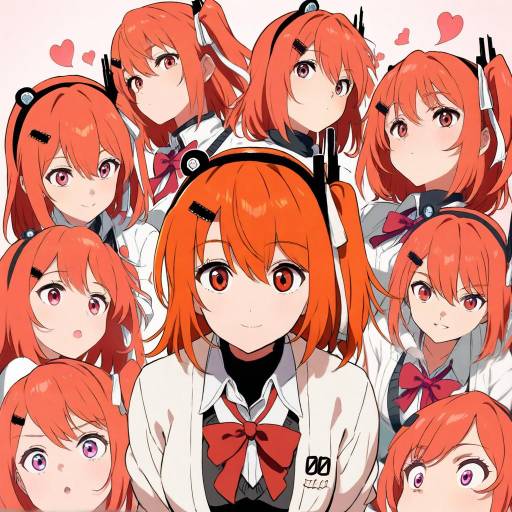 Anime Character with Expressive Features