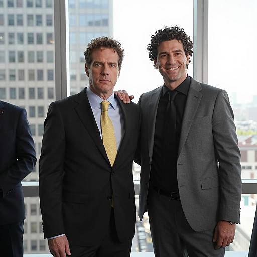 Corporate Confidence: Two Men in Suits