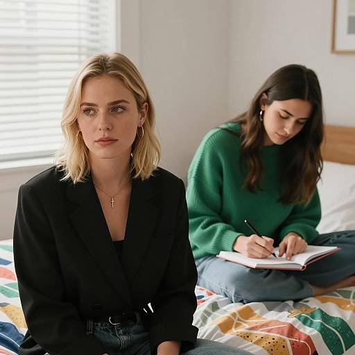 A Quiet Moment Between Friends