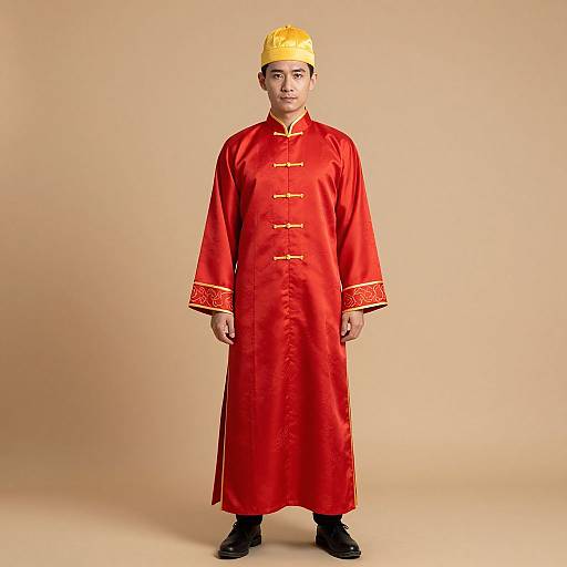 Man in Zissou Red Costume
