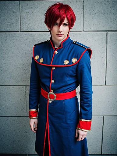 Cosplay photo of adol christin. Costume clothes