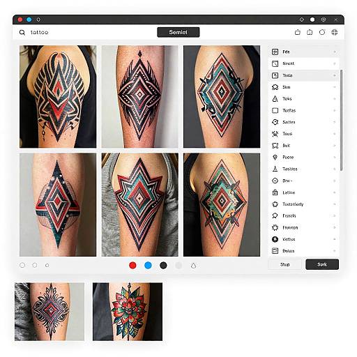 Online Tattoo Photo Editor Interface