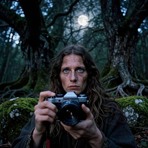 Ultrarealistic Slavic Seer Portrait