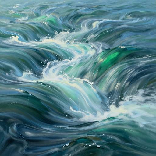 Kinetic Waves in Natural Landscape