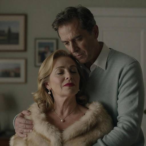 Intimate Portrait of a Couple in Shadows