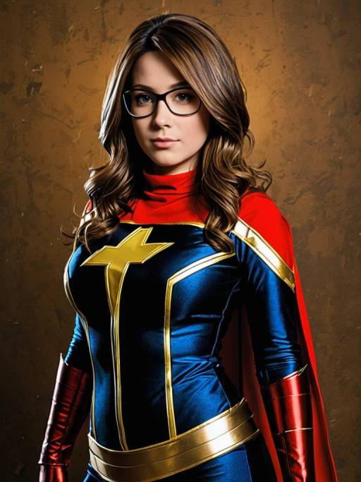 Realistic Ms. Marvel Cosplay Photo