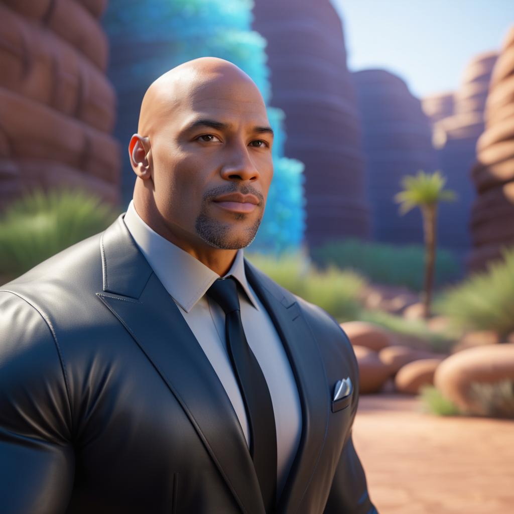 Pixar Film Still Featuring Dwayne Johnson