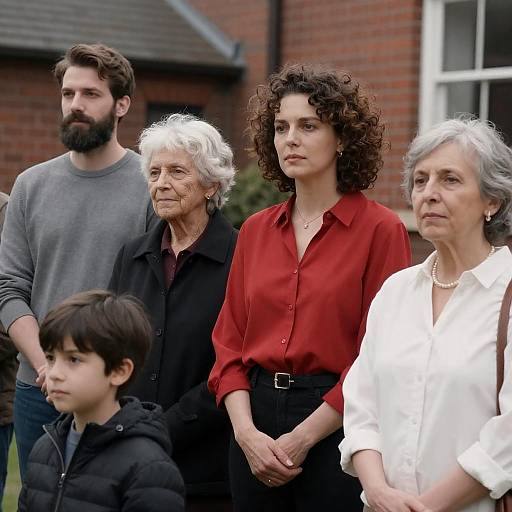 Outdoor Portrait of Multigenerational Group
