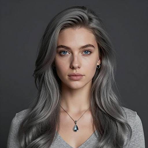 Photorealistic Portrait of Young Woman