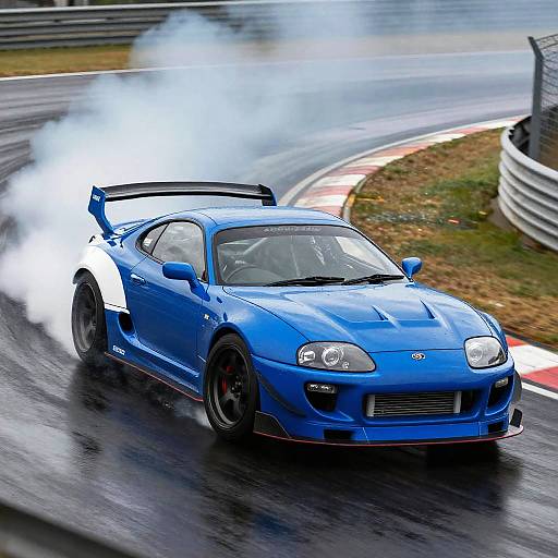 Wide Body Supra MK4 Drifting Action