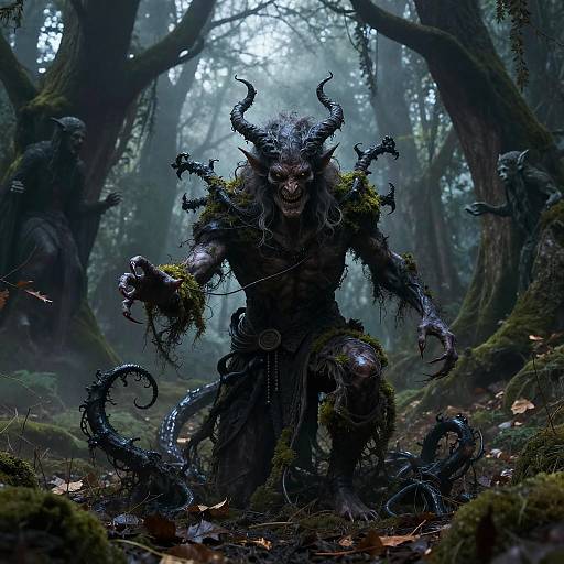 Twisted Evil Druid Summoning Spirits