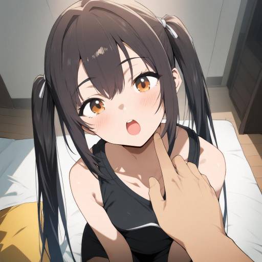 Portrait of Nakano Azusa with Twintails