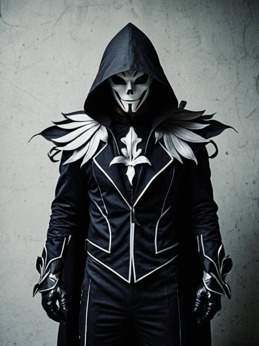 Realistic Black Orchid Cosplay Photo