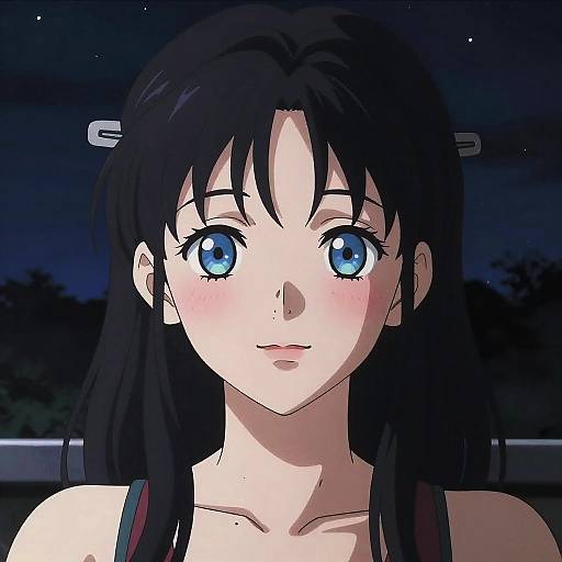 Kyoto Animation Style Night Portrait