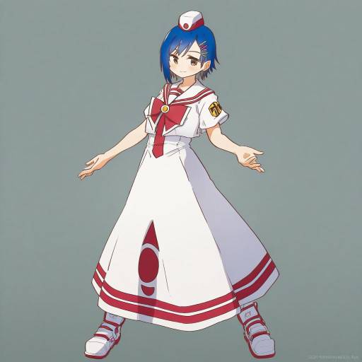 Illustration of Aika granzchesta, aria (manga) in the style of Mountain han