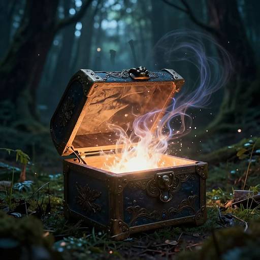 Pandora's Box in Mystical Forest
