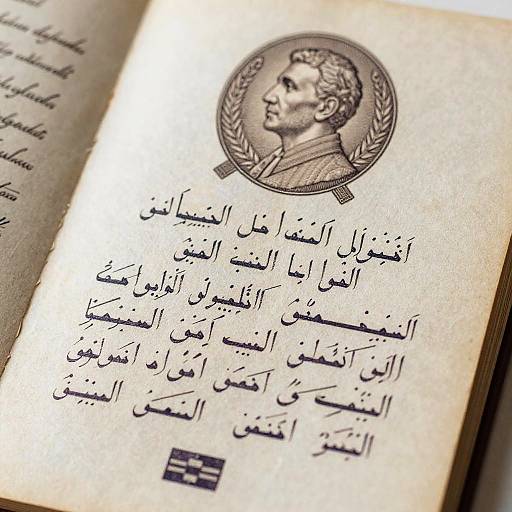 Ottoman Empire Passport Close-Up