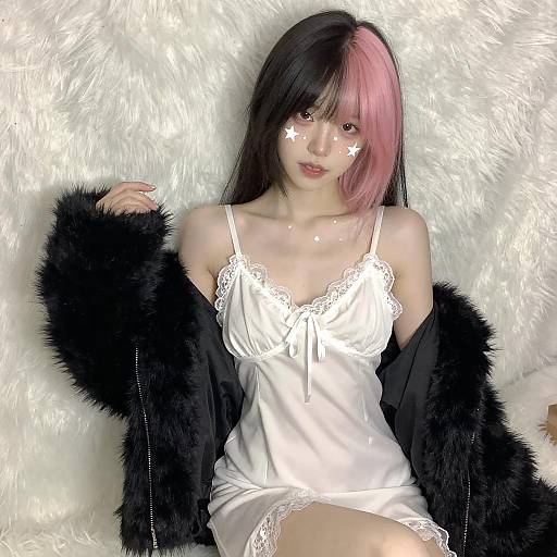 Portrait of Star Sticker Fashion