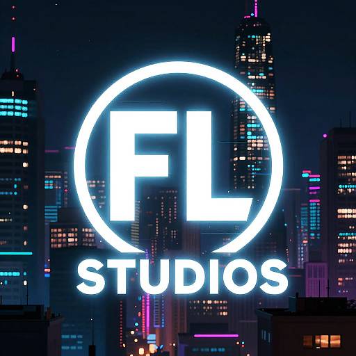 Cyberpunk FL Studio Logo Scene