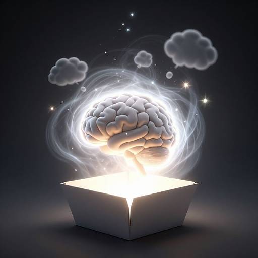 Brain-Box Opening with Swirling Aura