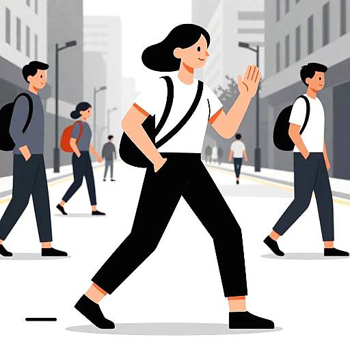 AI Urban Photo to Vector Illustration