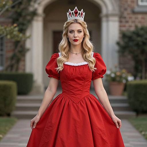 Red Queen Costume Alice in Wonderland