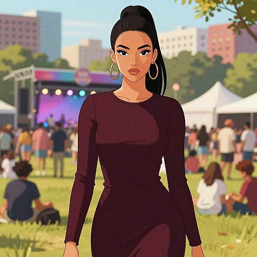 Willowy Woman at City Music Festival