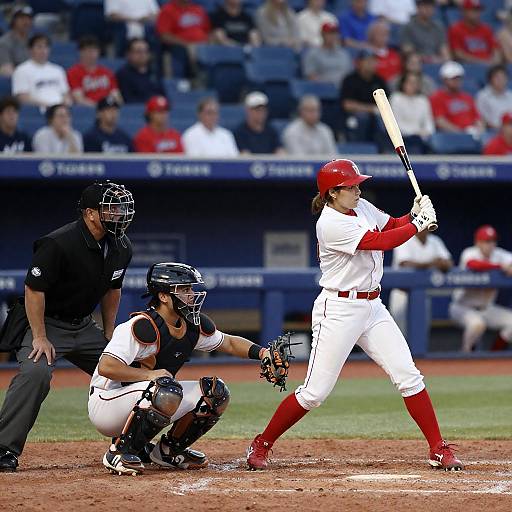 Exciting Baseball Game Action Shot