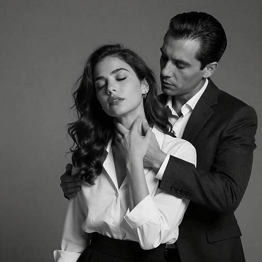 Dramatic Black-and-White Portraits