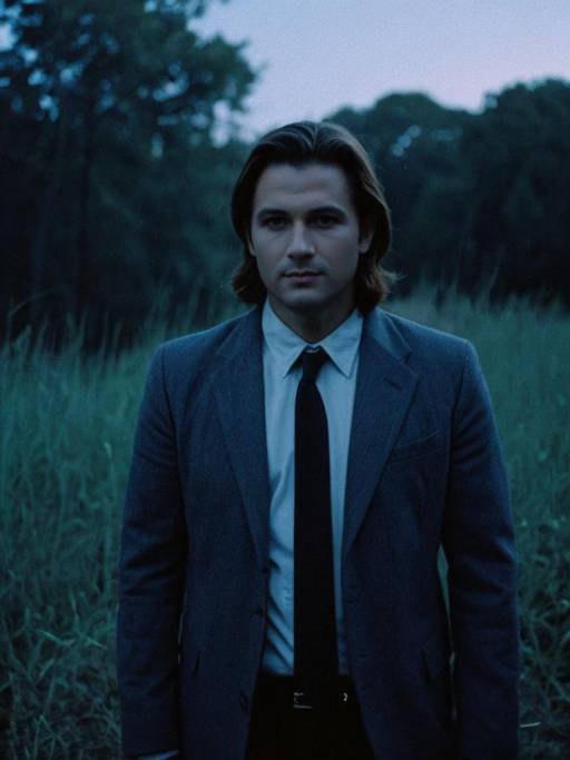 Man in Anya Forger Inspired Suit at Twilight