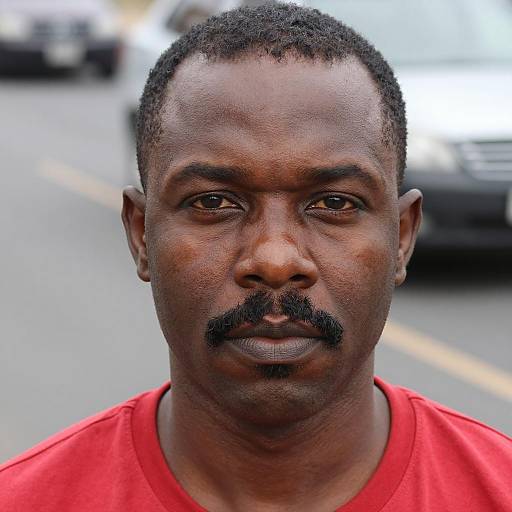 Serious Portrait of a Black Man