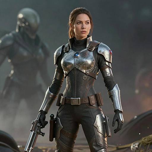 Cinematic Portrait of a Fearless Woman