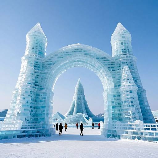 Ethereal Crystal Ice Archway