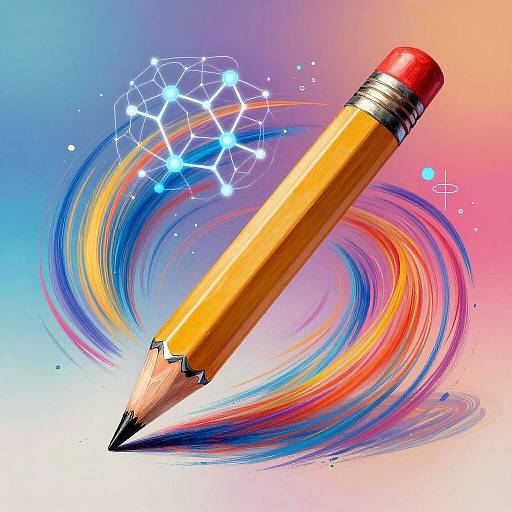 Abstract Pencil AI Neural Art
