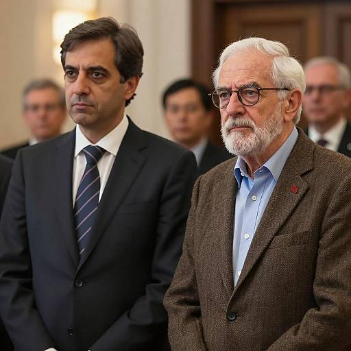 Serious Meeting of Two Generations