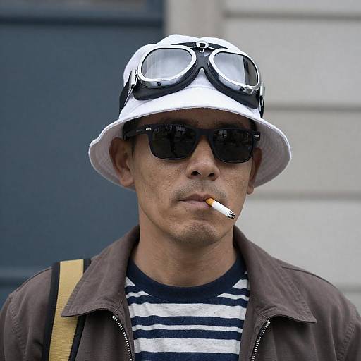 Urban Portrait: Man in Bucket Hat