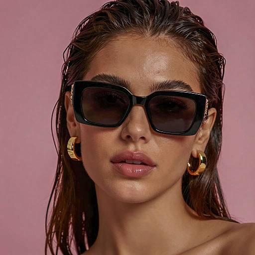 Close-Up of Woman with Stylish Accessories