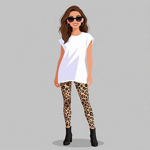 Smiling Woman in Urban Streetwear