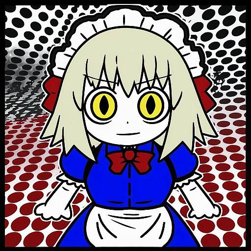 Illustration of Mugetsu (touhou), touhou in the style of Bkub