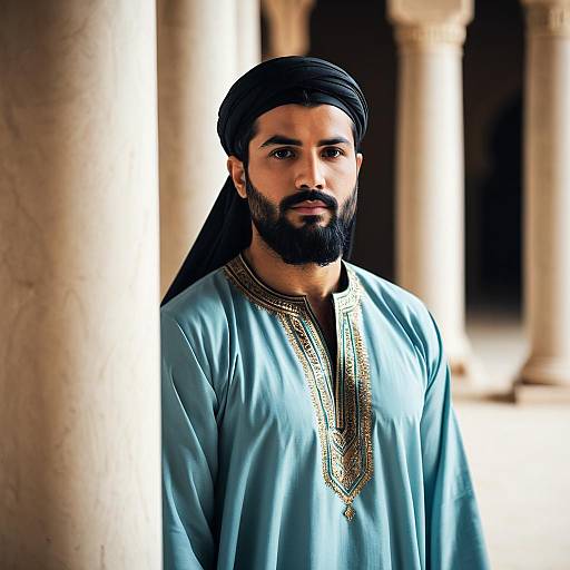 Male in Traditional Arabian Costume