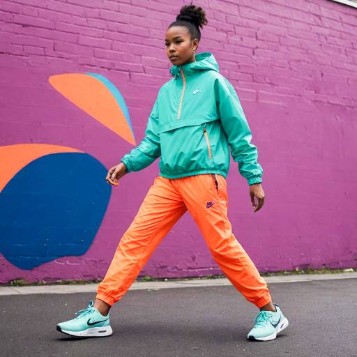Dynamic Nike Athleisure Action Shot