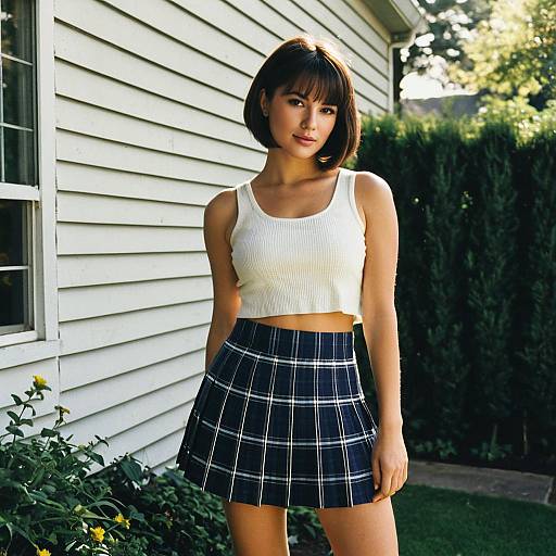 Nostalgic 90s Schoolgirl Fashion Shoot