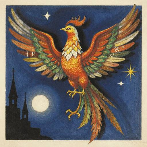 Bauhaus Phoenix Illustration