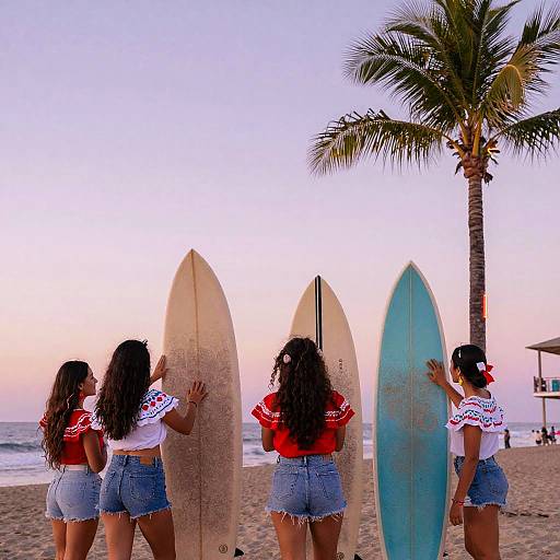 Mexican 80s Beach Sunset Vibes
