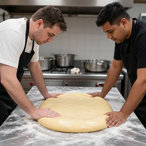 Professional Kitchen Dough Preparation