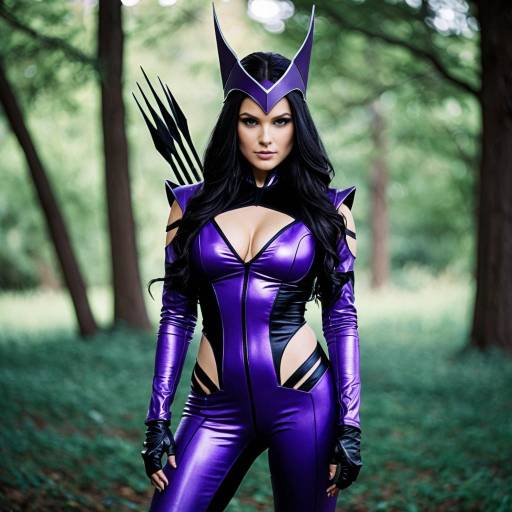 Revealing Huntress Helena Bertinelli Cosplay