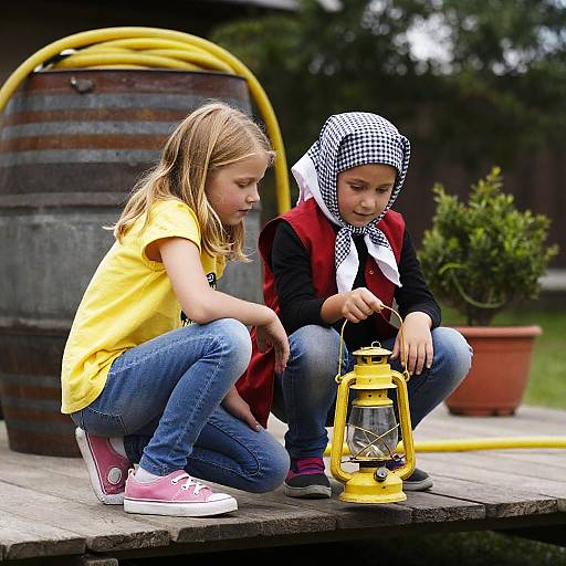 Charming Photograph of Two Young Girls