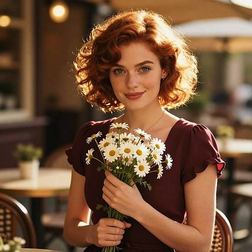 Cinematic Romantic Portrait at Golden Hour