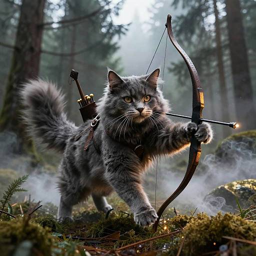 Epic Norwegian Forest Cat Ranger